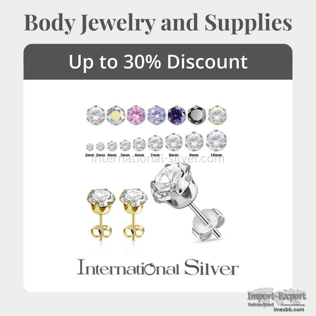 Wholesale Surgical Steel Earring Stud