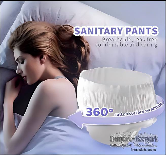 Lechen Sanitary Menstrual Pull-up Pants Free Sample Adult Diaper OEM ODM 