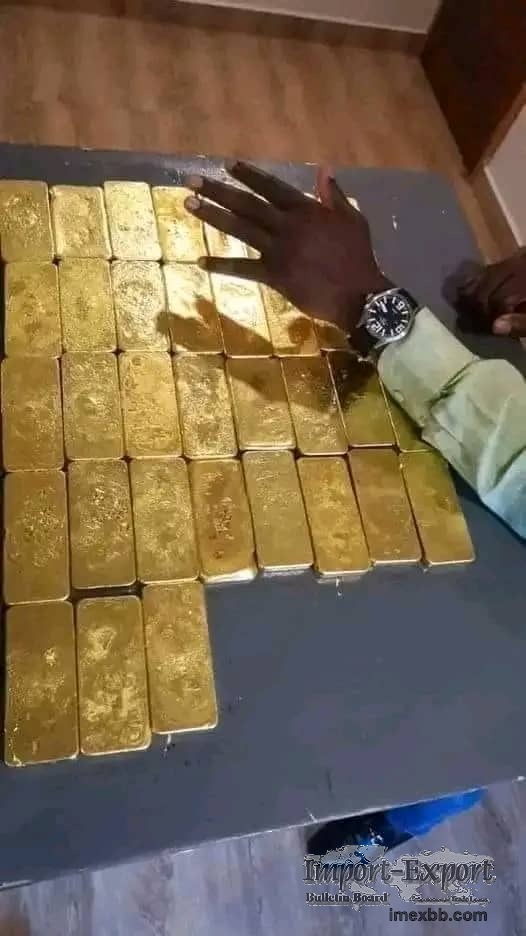 We are selling precious gold dore. 