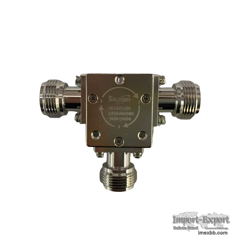 RF Coaxial Circulator 1950MHz to 2600MHz for Telecom & Wireless Base Statio