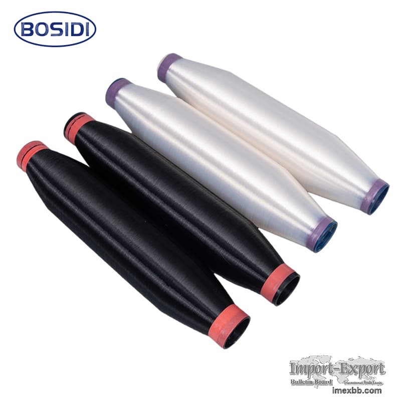 Wear-resistant &fold-resistant monofilament yarns