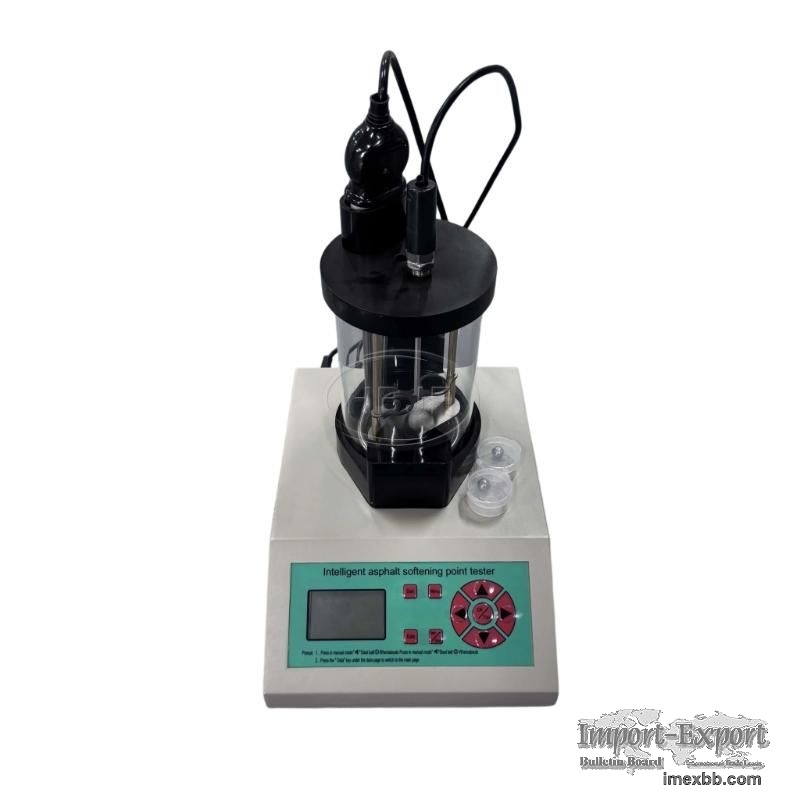 Asphalt softening point tester