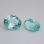 Paraiba Color Oval Cut Lab Grown Sapphire