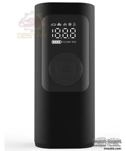 Auto cordless battery inflator pump