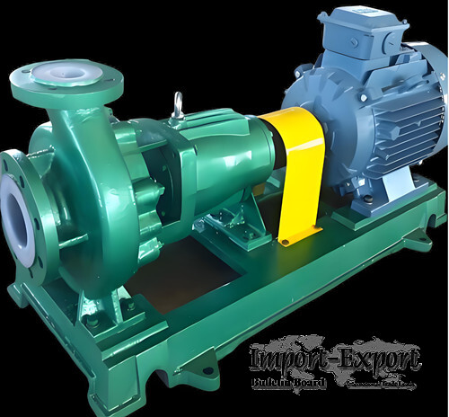 IHF corrosion resistant chemical pump for acid unloading