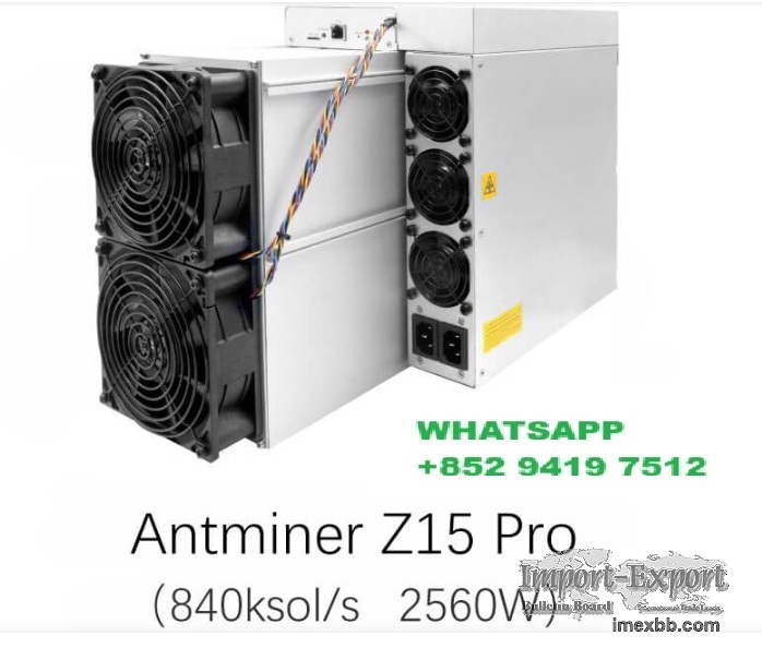 Antminer zcash Z15 Pro 840k (2,000usdt