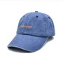 Custom Washed Denim Baseball Cap Vintage Cotton Dad Hat with Embroidery OEM