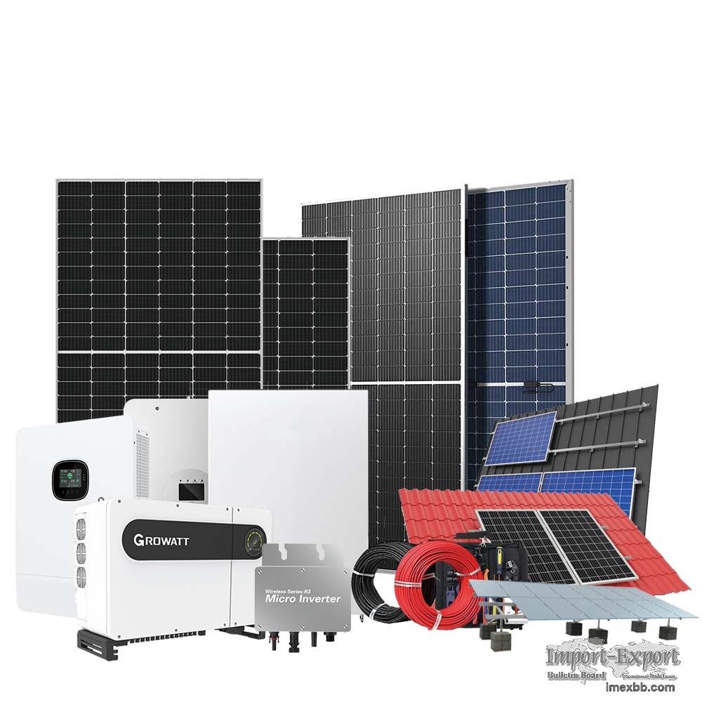 Singfo Solar Commercial 50-200KW Grid-Tie Solar Power System Kit