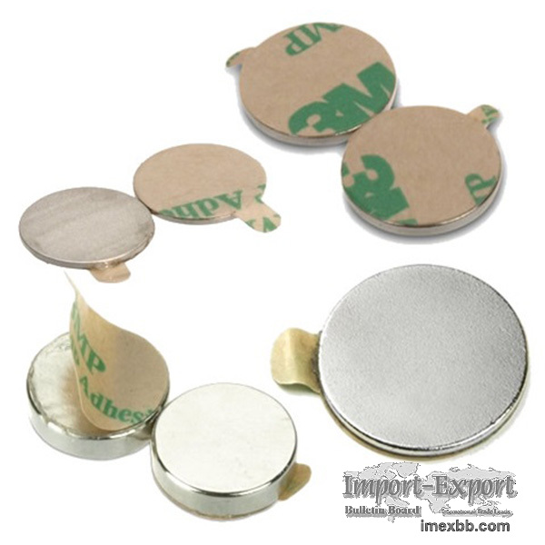Adhesive Disc Magnets 10x1mm