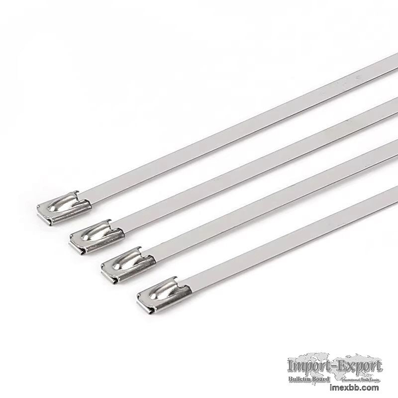 Stainless steel cable ties  C-type self-locking