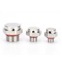 Metal breathable vent plug
