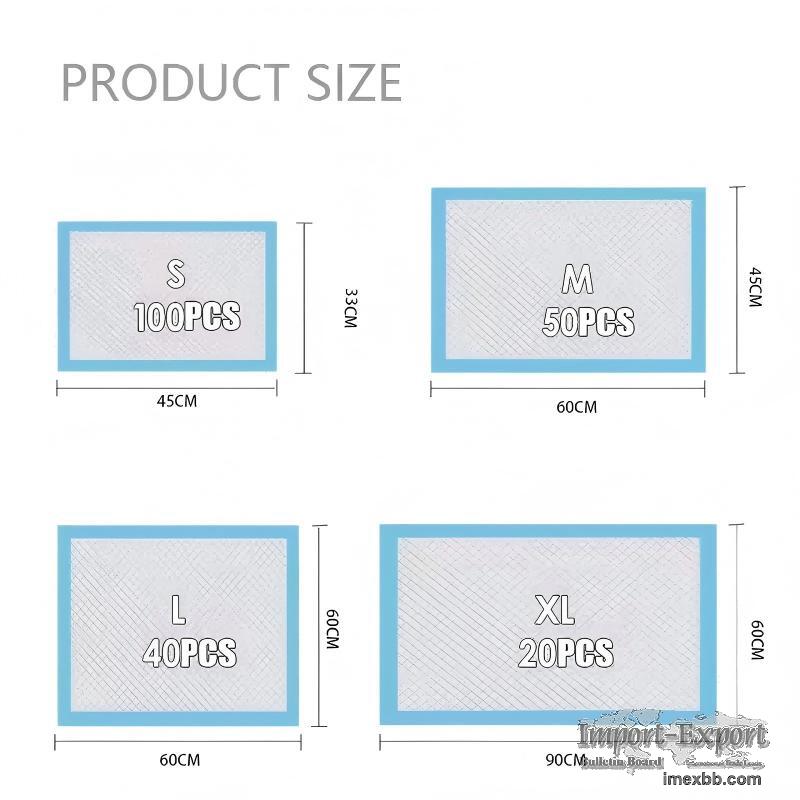 Free Sample Super Breathable Absorbent Non Woven Disposable Pet PEE Pad 
