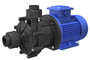 Metal and plastic magnetic driving pump for refrigerant