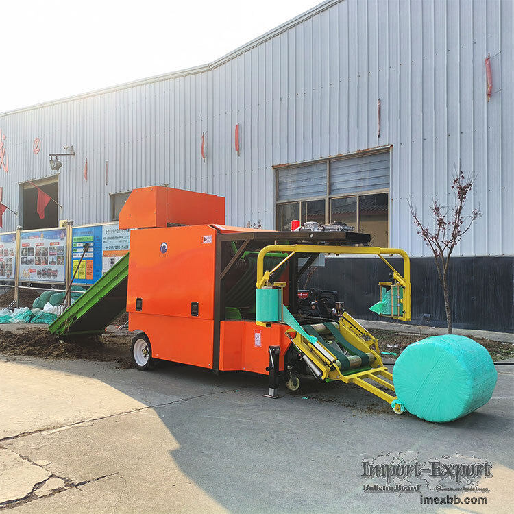 Double Film Silage Baler Wrapper Machine for Efficient Livestock Farming