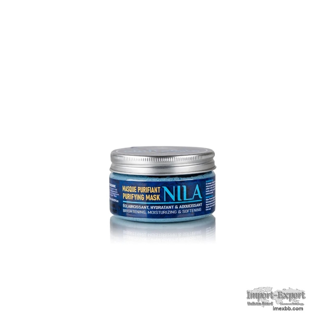 Moroccan Lava Clay Ghassoul Mask with Blue Nila & Rose Water