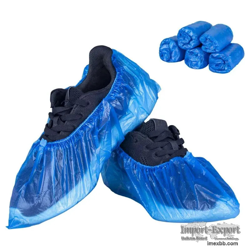 Anti Slip Waterproof Disposable PE Shoe Cover