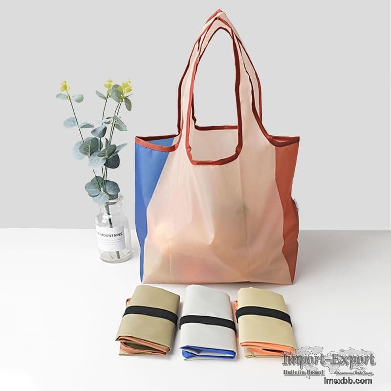 GRP240479 RPET Polyester Folding Bag New