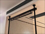 Black Powder Coated Decorative Welded Mesh Panels For Modern Interior Room