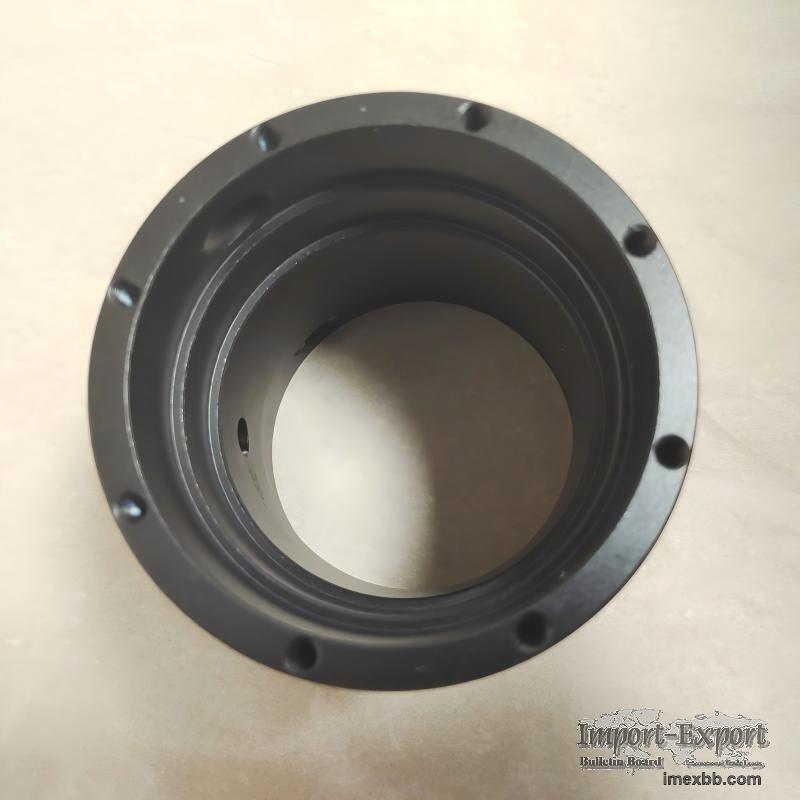 Aluminum 6082 Cylinder Housing with Black Anodized