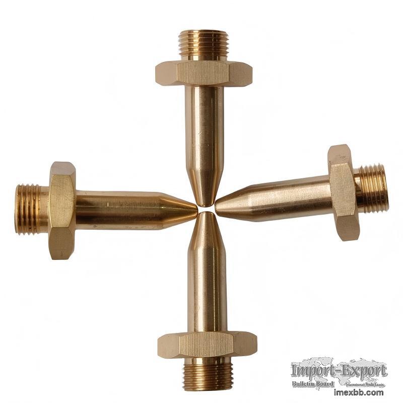Brass Connectors Nuts Pipe Fittings For Hydraulic & Pneumatic