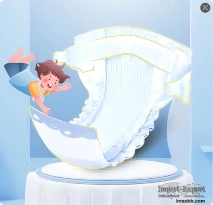 Eco-Friendly Disposable Bamboo Baby Diaper Biodegradable Nappy