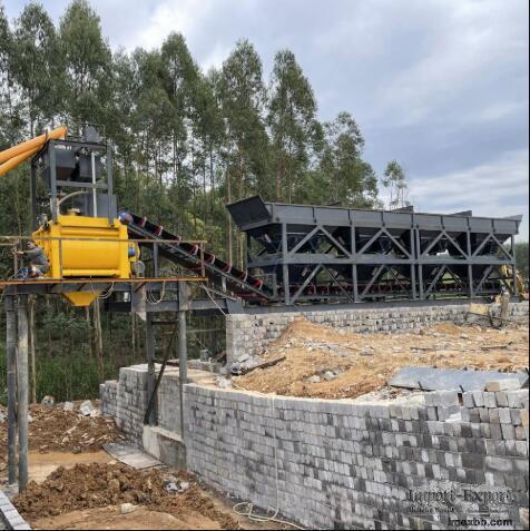 Forced Mobile Concrete Plant