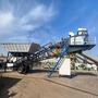 High-Discharge Mobile Concrete Batching Plant