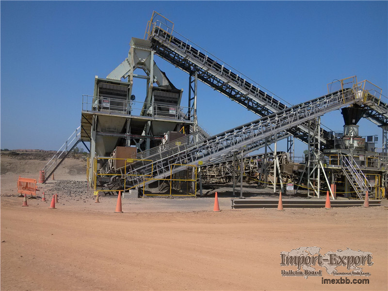 stationary stone crushing plant