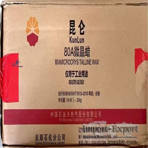 Microcrystalline wax used in packaging and printing