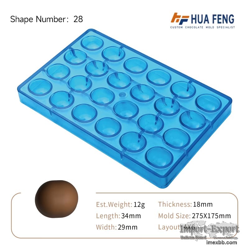 Polycarbonate Chocolate Molds