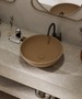 BZ06-01S ROUND High Quality Countertop Solid Surface Wash Basin