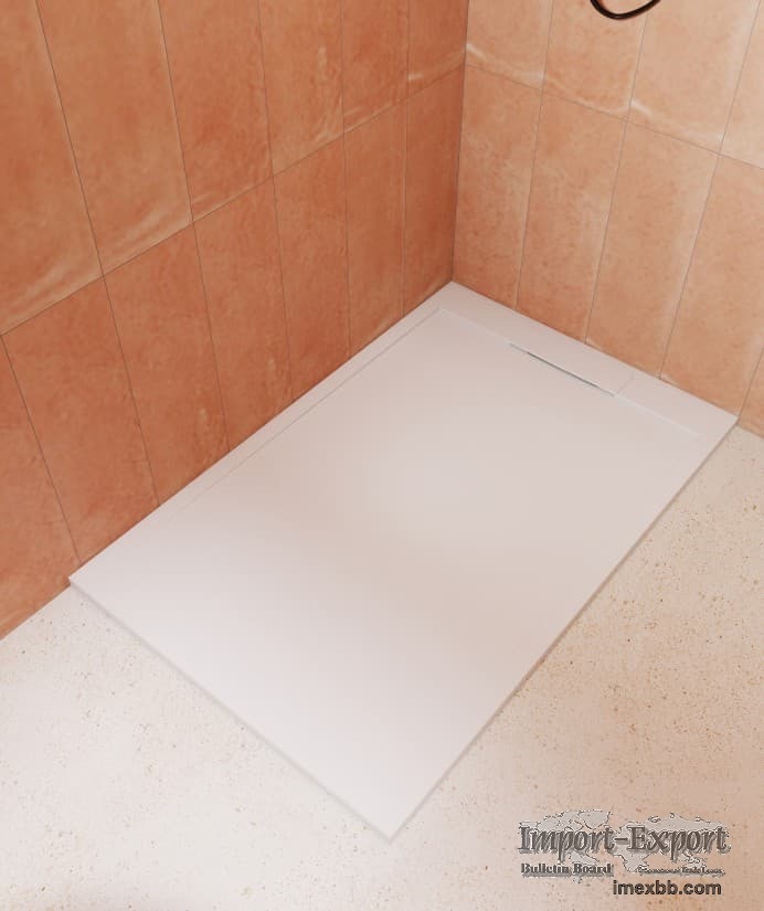 BZ19-01S Anti-slip Premium Solid Surface Shower Trays