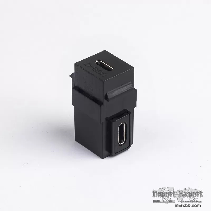 90 degree USB-C Keystone jacket
