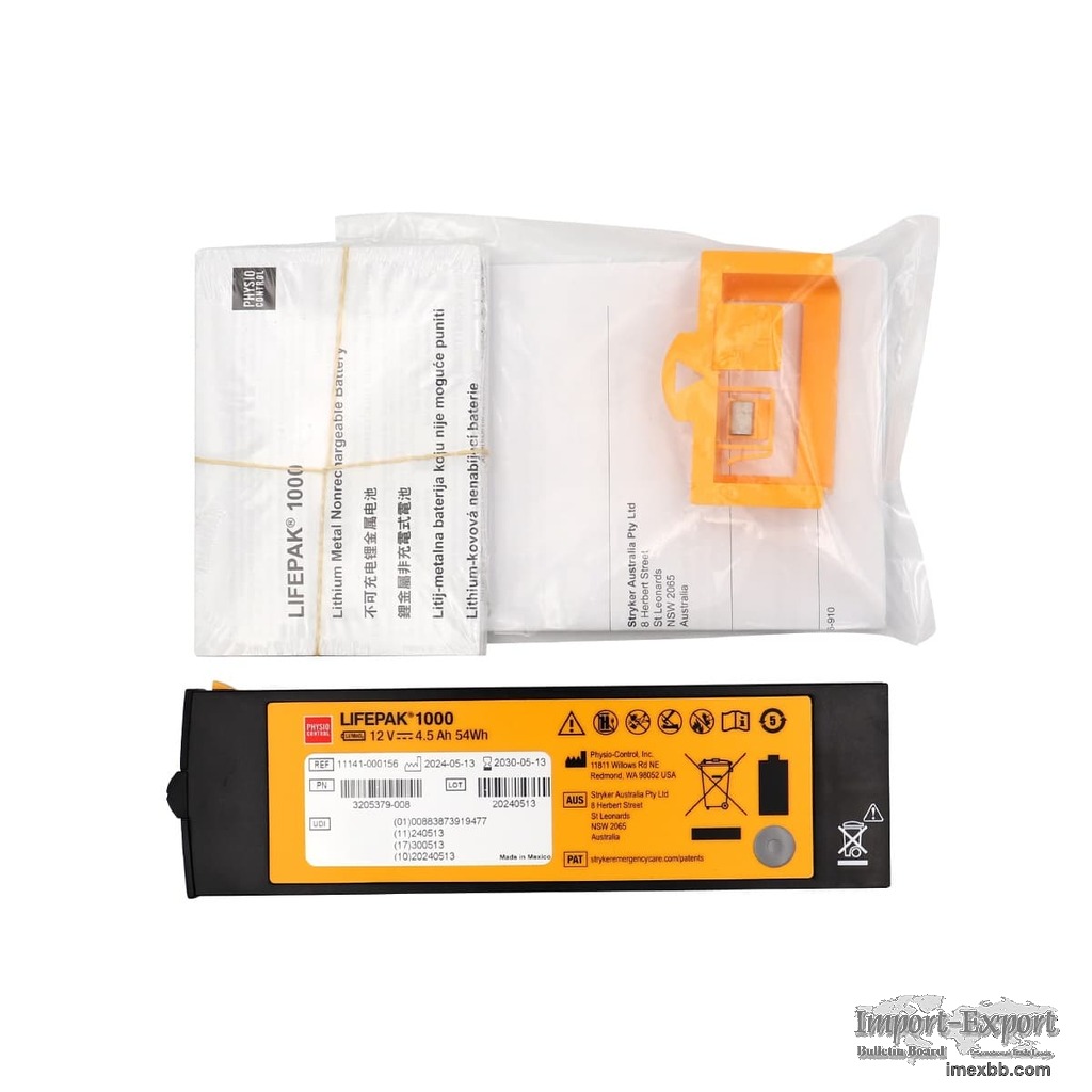 Physio-Control LIFEPAK 1000 Replacement AED Battery 11141-000156