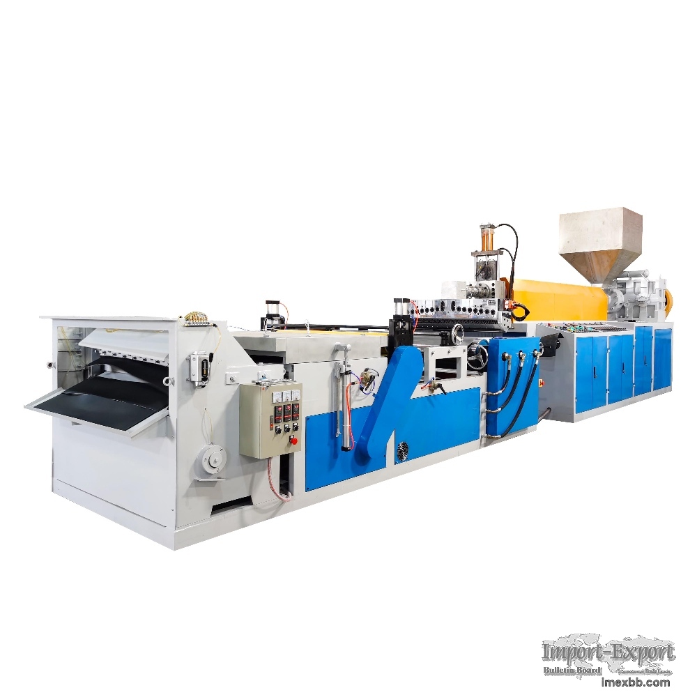 Semi- automatic single-layer plastic  cap brim extrusion production line