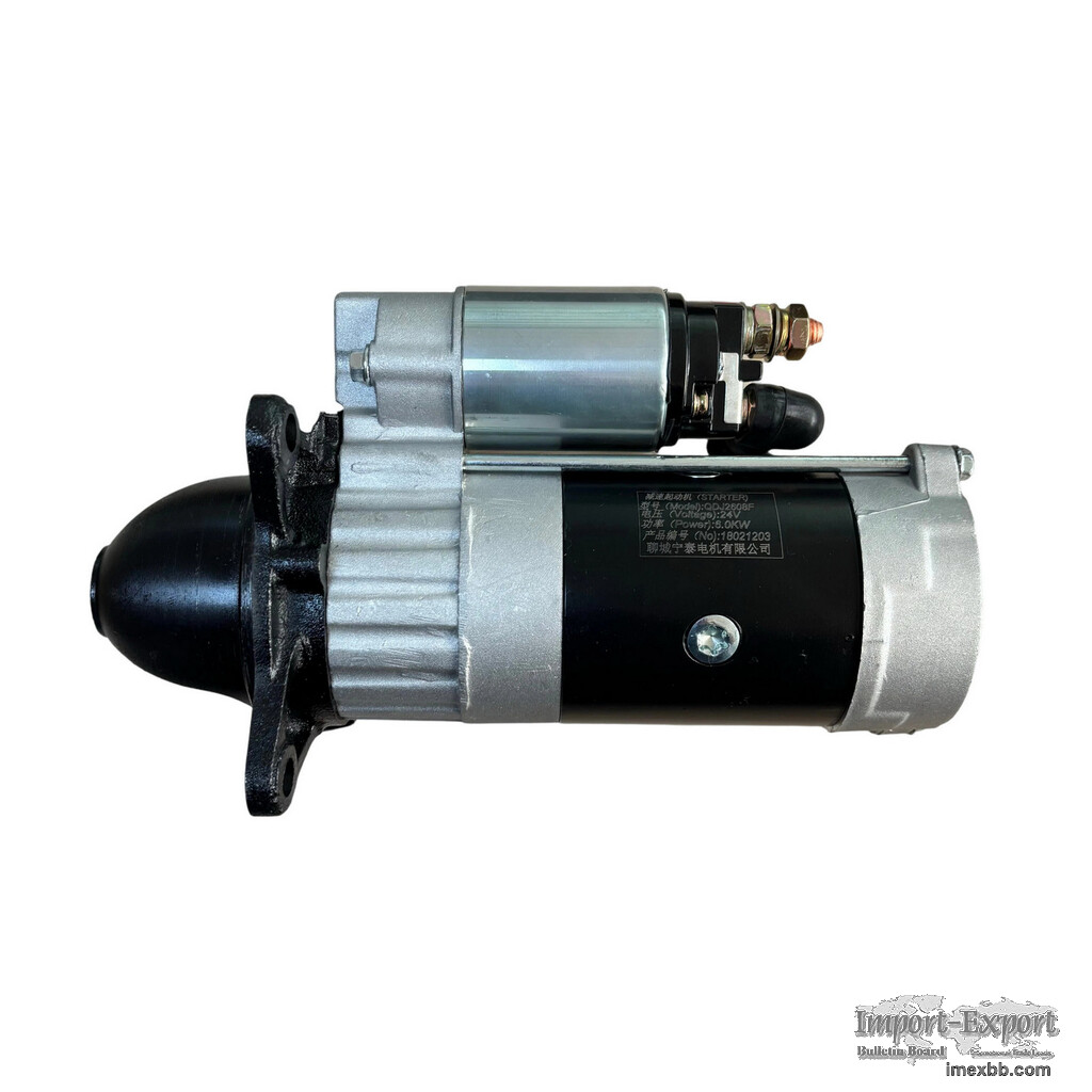 Starter Motor QDJ2608F 24V for China Wheel Loader