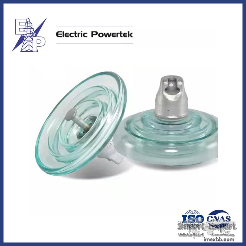 High Voltage Disc Antifouling / FOG Type Toughened Glass Insulator