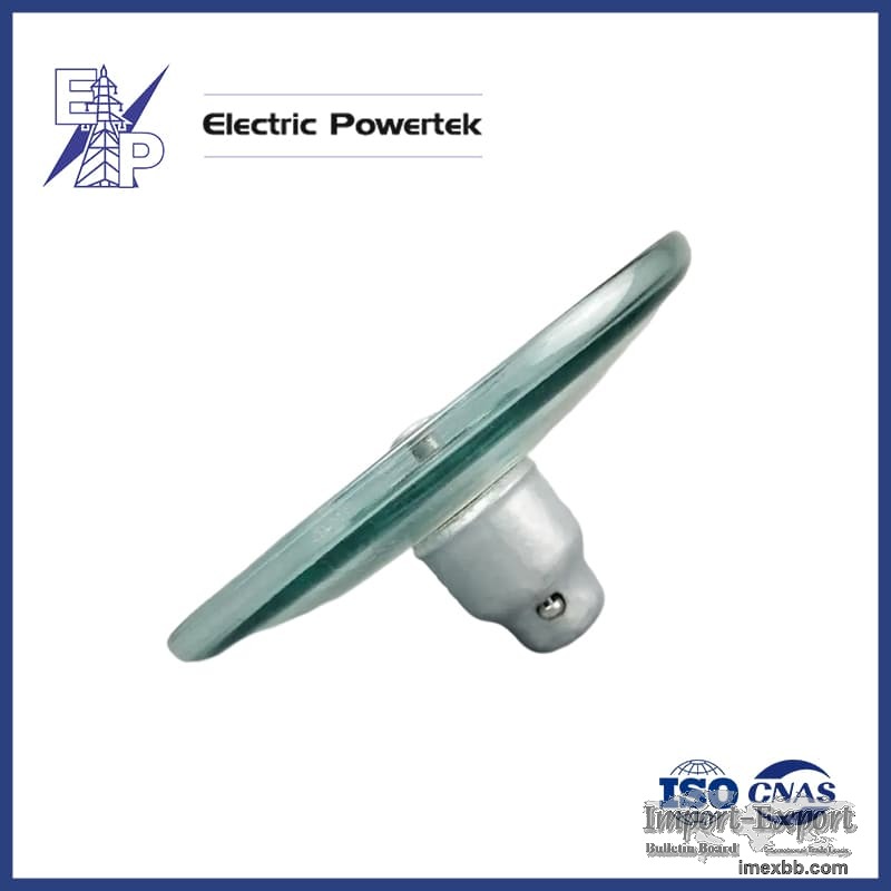 High Voltage Disc Aerodynamic / Open Type Toughened Glass Insulator