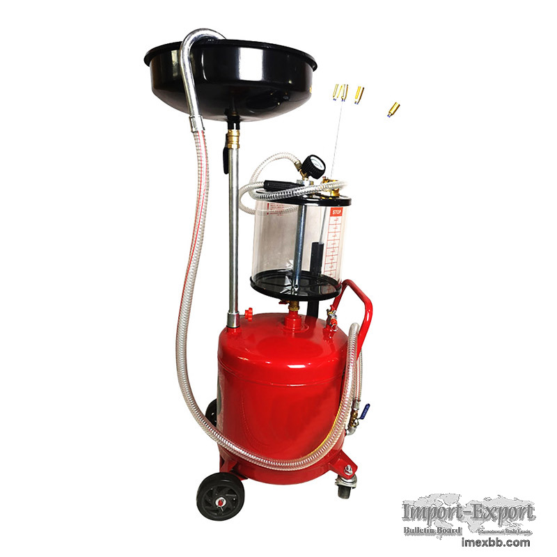 Pneumatic Waste Oil Drain Tank Extractor Vacuum Fluid Drainer Machine