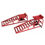 Car ramps set and 2 Pack 5 Ton Car Truck Service Ramp Lift Car Jack Hydraul