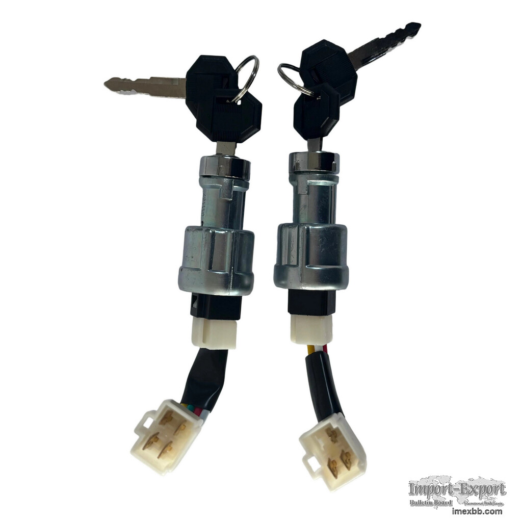 Ignition Switch w/Key JK411C-1004 for China Excavator