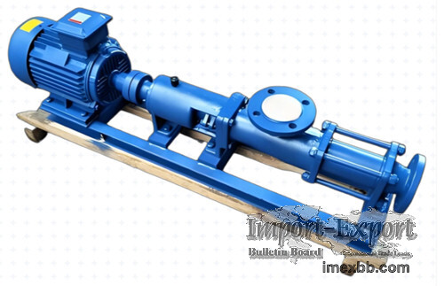 G Series screw pump for thick slurry transfer