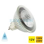 SKYEVER Glass-Aluminum LED Spot Light Bulb MR16 COB 5W GU5.3 12V/110V/220V