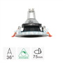 SKYEVER Aluminum GU10 LED Spot Downlight Rotatable Round Shape 5W Dimmable