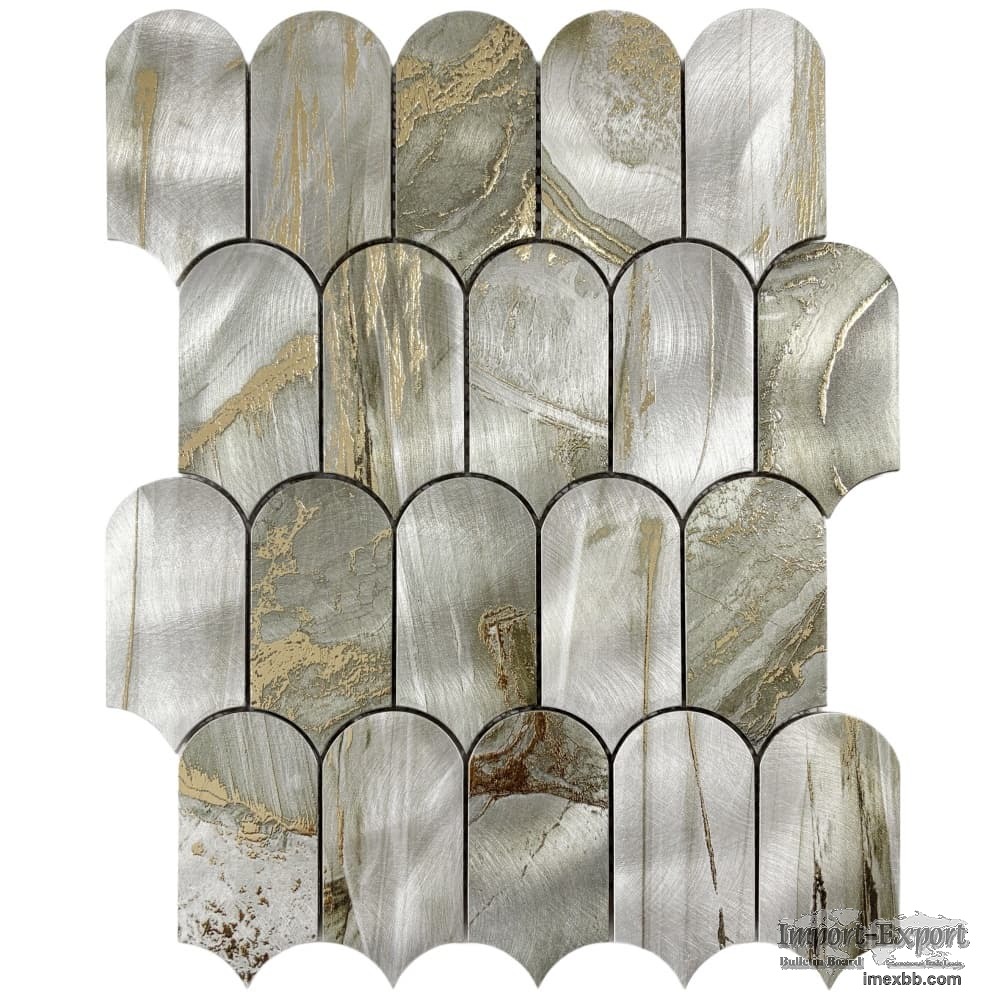 Artistic Aluminum Mosaic Tile for Feature Walls