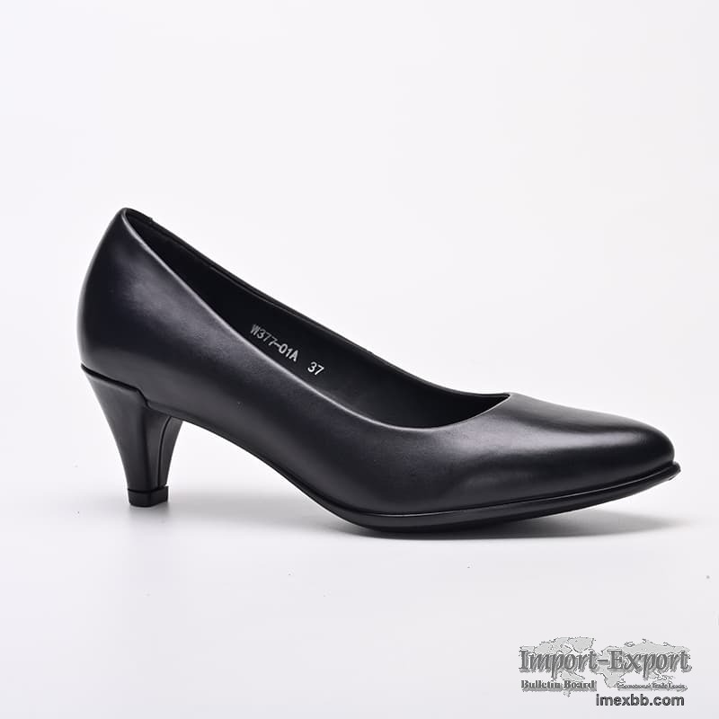 Women's Formal Pointed-Toe Kitten Heel Pump(W377-01)