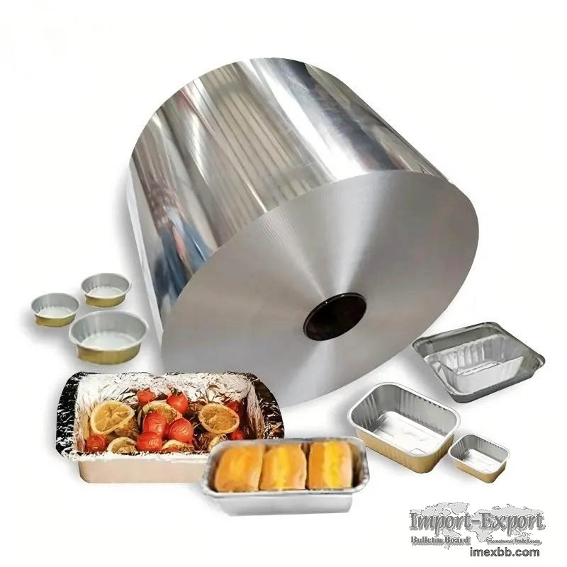 8011 H22 Aluminum Foil for Aluminum Food Trays, Baking Pans, Takeaway Conta