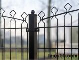 Arch Top Double Wire Mesh Fence
