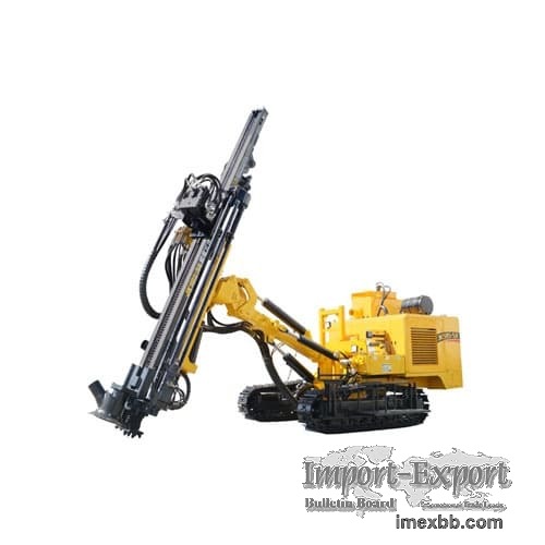 JK595-5A Crawler Mounted Hydraulic DTH Drilling Rig (with Auxiliary Rod Cha