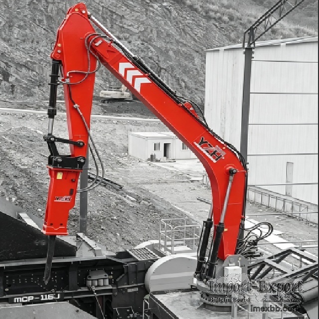 YZH WHB810 Heavy-Duty Stationary Hydraulic Rock Breaker Manipulator